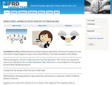 Tablet Screenshot of frdmarketing.com